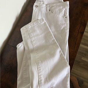 White Skinny Fit unisex Jeans
